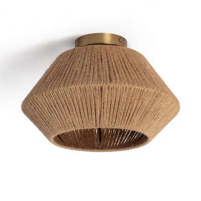 Plafonnier Corde Naturelle Moksha pour chambre, salon, cuisine Naturel