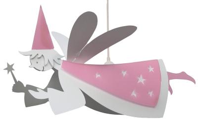 Lampe Suspension Chambre d'enfant F�e Blanche et Rose
