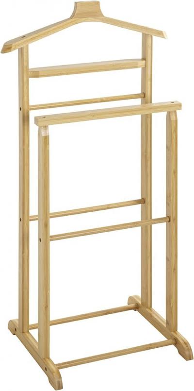 Valet de chambre en bambou naturel Porte v�tements en bambou   Dimensions: L 48