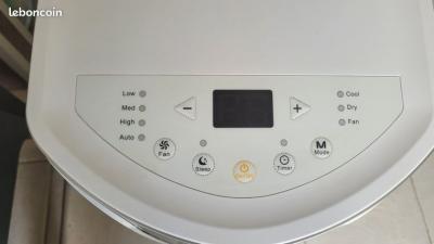 CLIM GREE BLANC TR�S PEU UTILIS� EN PARFAIT �TAT Climatiseur mobile SHINY 9 R290
