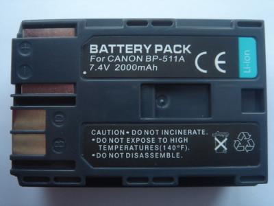 Batterie BP 511A F�r CANON EOS 5D 20D D30 Kiss Digital