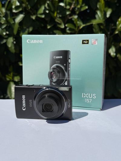 canon ixus 157 black 20.0mp digital camera   box brand new condition   charger