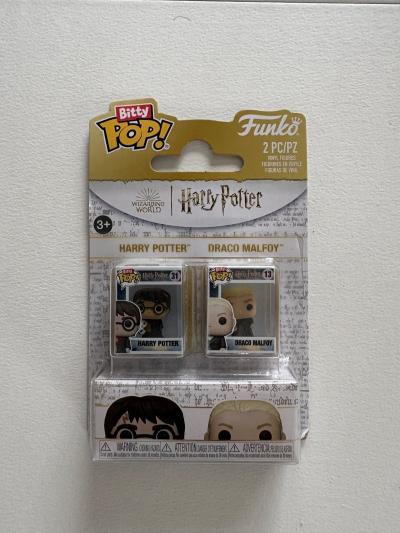 Bitty Pop Harry Potter & Draco Malfoy Funko lot 2 figurines mini vinyl neuves