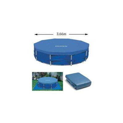 B�che de protection pour piscine ronde Intex 28031   Diametre 3,66m   Rabat 25cm