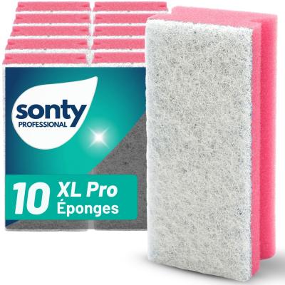 Lot de 10 �ponges douces extra larges de qualit� professionnelle en polaire a...