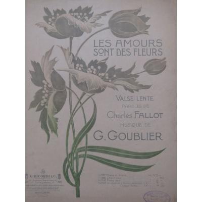 Goublier Gustave I Amours Sono Fiori Piano 1909