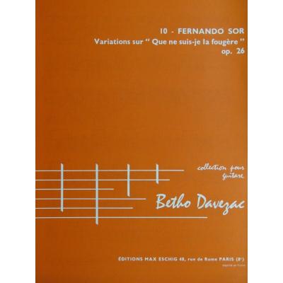 Sor Fernando Variazioni Su Che Non Sono   La Felce Chitarra 1976