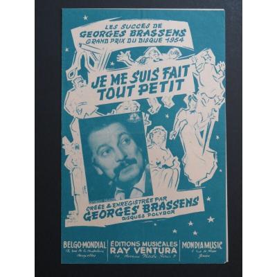 Mi Sono Fatto Tutto Piccolo Georges Brassens Canto 1955