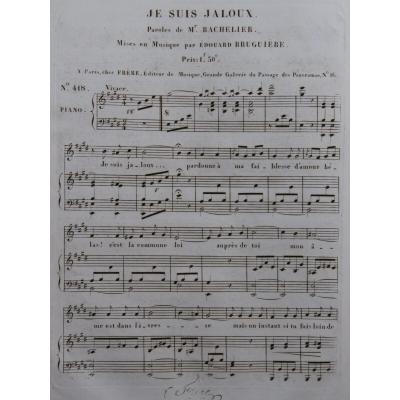 Brugui�re �douard Sono Geloso Canto Pianoforte Ca1830