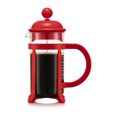 Cafetiere a piston   BODUM   Java   Monture et couvercle en plastique   3 tasses