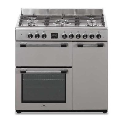 Cuisiniere piano gaz 3 fours electriques CONTINENTAL EDISON CECP903FIX 5 feux