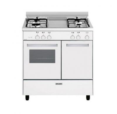 Glem Cuisini�re Gaz 49l 4 Feux Blanc GA85PMWH