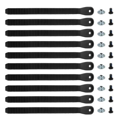10 Pi�ces Sangles de Fixation pour Snowboard, Snowboard Binding Straps en Pla...