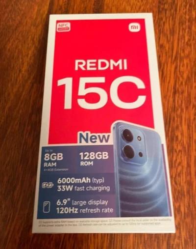 Smartphone Xiaomi Redmi 15C 4G Noir 128Go   Neuf-Scell�