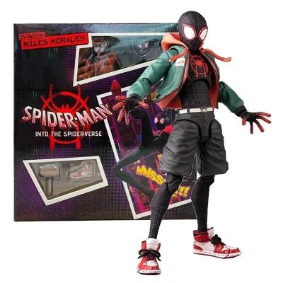 Figurine Spider Man Miles Morales Into The Spider Verse jouet cadeau avec boite