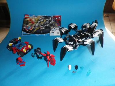 Lego Marvel Spider man 76163 complet avec notice (manque 2 pages)