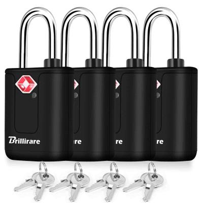 Lot de 4 serrures de bagages approuv�es par la TSA avec cl�s, cadenas de voya...