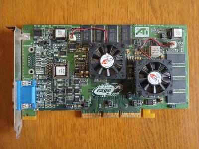 Carte graphique ATI RAGE FURY MAXX  2xRAGE128 PRO 64 Mo SDRAM AGP VGA