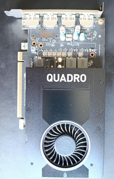 Carte graphique   Nvidia Quadro P2000   5 GB VRAM   4 x DisplayPort