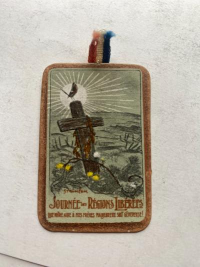 Insigne de journ�e  14-18 WW1 poilu  militaria journee des liberes