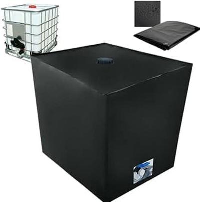 B�che Cuve IBC 1000L Anti UV Anti Pluie Polyester 210D 116x100x120cm Protection