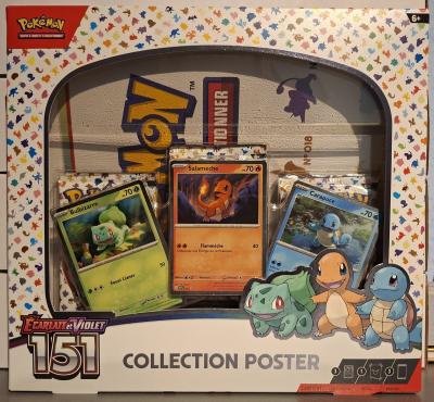 Pokemon Coffret Collection Poster 3 booster 151 scell� FR