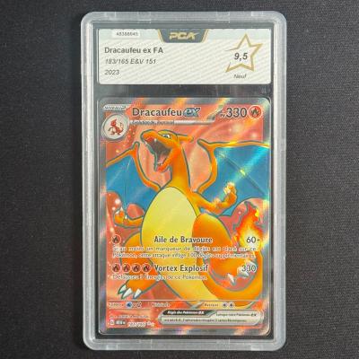 Carte Pok�mon Fran�aise   Dracaufeu EX 183-165 151   PCA 9,5