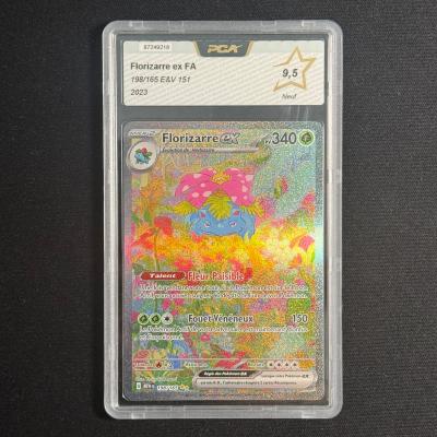 Carte Pok�mon Fran�aise   Florizarre EX ALT 198-165 151   PCA 9,5