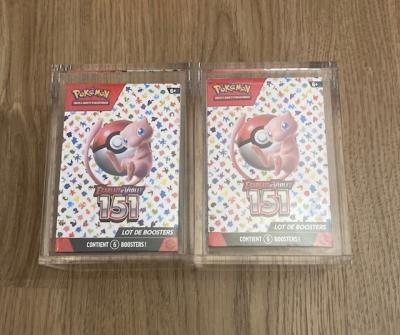 Pokemon 2 Bundle 151 EV3.5 FR sous protection acrylique Neuf Scell� Envoi rapide