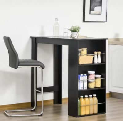 Table de Bar Design avec Rangement Int�gr�   �l�gance & Gain de Place