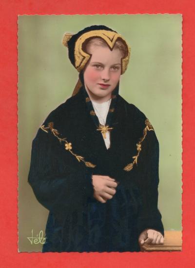 Savoie Tarentaise Costume Postcard (K3710)   V 1961   Traveled