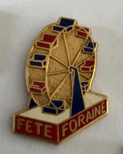 19  �Pin's FETE FORAINE   LA GRANDE ROUE   DECAT PARIS