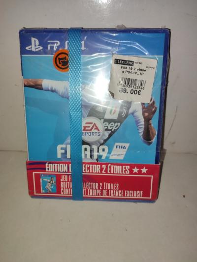 JEU  PS4   FIFA 19    EDITION COLLECTOR 2 ETOILES    NEUF SCELLE