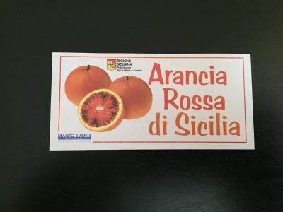 AUTOCOLLANT STICKERS ARANCIA ROSSA DI SICILIA MAGIC EVENTS GOODIES PUB