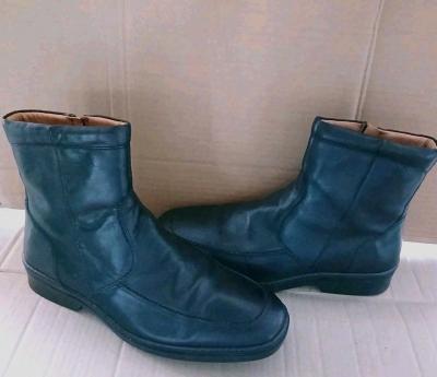 BOTTINES BOOTS Tout CUIR Marque ITALIENNE Extime   Parfait �TAT  Ptre 45