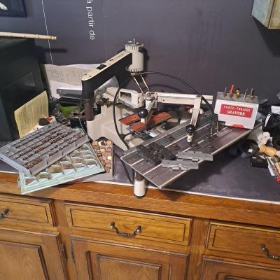 machine a graver bijoux gravograph IM3   fraises   lettrage mordaches etc