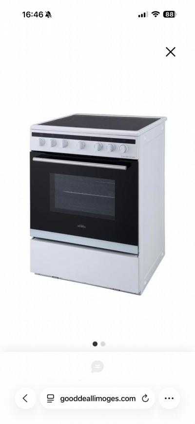 CUISINI�RE INDUCTION BLANCHE