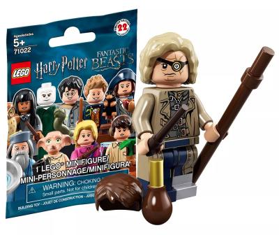 MINIFIGURE LEGO HARRY POTTER SERIE 1 71022 N�14 ALASTOR MAUGREY FOL OEIL NEUF