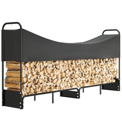Outsunny Range B�ches 260x38x118cm Oxford 600D Imperm�able 300kg Base Sur�lev�e