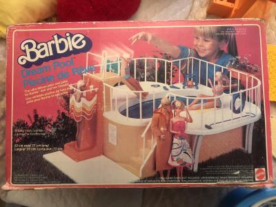 RAREST Pack Barbie Dream Pool Piscine De Reve 1979 Mattel No Doll Poupee