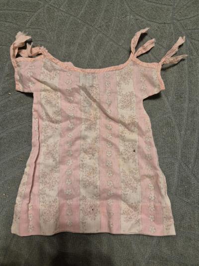 Robe ancienne de poup�e Ancien V�tements De Poup�e