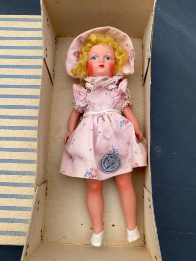 RARE ANCIENNE POUPEE FILS ET N.CLERC UNIS FRANCE  TENUE   BOITE D'ORIGINE  29 CM