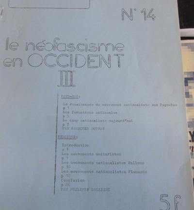 Revue d'histoire du fascisme n�14 Fran�ois Duprat le n�ofascisme europ�en III