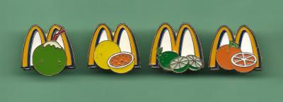 4 PIN'S McDonald's     FRUITS