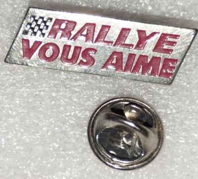 Pin's. RALLYE VOUS AIME  P49
