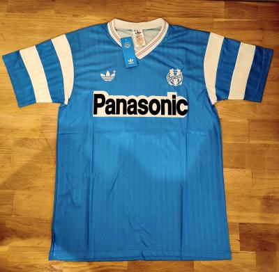 Maillot Replica Olympique de Marseille Ext�rieur 1990 1991   Waddle n�8  ...