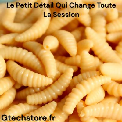Lot 50 Pi�ces Micro Vers Asticot Souples En Silicone Pour La P�che De 2cm