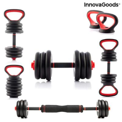Ensemble de Poids R�glables 6 en 1 avec Guide d Exercices Sixfit InnovaGoods