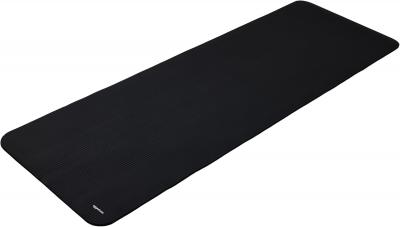 Tapis de yoga noir �pais 183x61 cm   antid�rapant et confortable