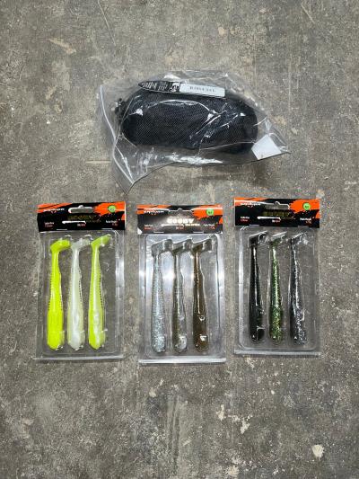 Lot de 9 leurres souples Sakura Goby Shad   lunettes polaris�es NEUFS